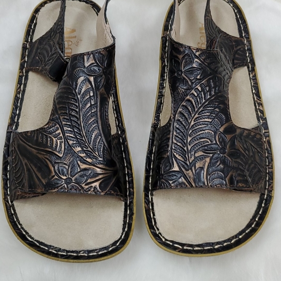 Alegria leather upper sandals velcro size 37 - Picture 10 of 10